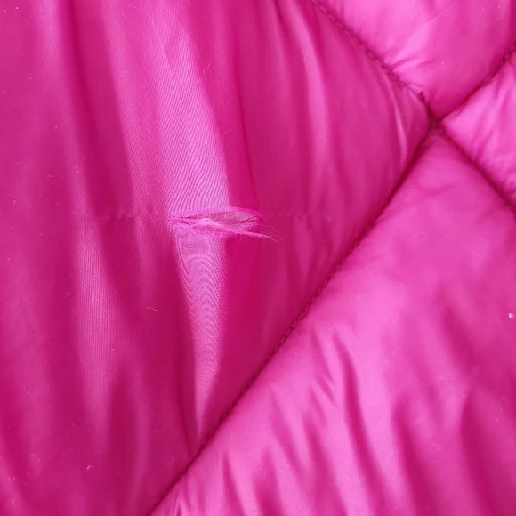 Oofwear The Shapes' Lab Fuchsia Pink Puffer Jacket Women's Size 14 BNWT - Picture 3 of 16